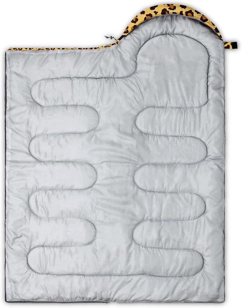 QOOMO Camping Sleeping Bags,3 Season Warm & Cool Weather,Lightweight,Waterproof Sleeping Bags for Adults & Kids,Traveling,and Outdoors,Camping Gear Equipment - Image 3